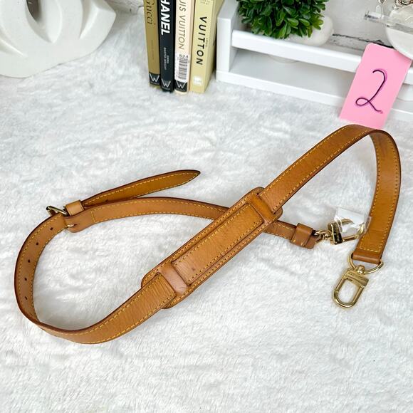 Louis Vuitton Vachetta leather bandouliere strap for Keepall duffel bag Nice! #2 - Picture 5 of 9